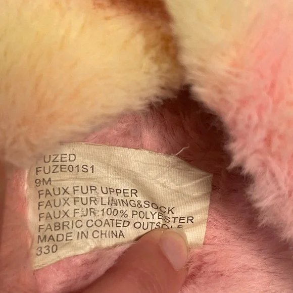Steve Madden Pastel Fuzzy Slippers - Picture 6 of 6